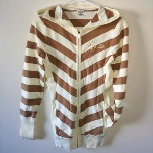 Guess zip up sweater
